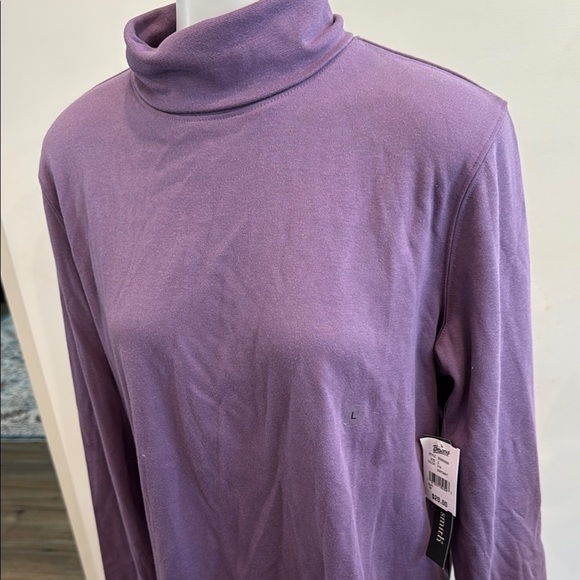 Hasting & Smith Large Purple Relaxed Long Sleeve Tee - Picture 6 of 10